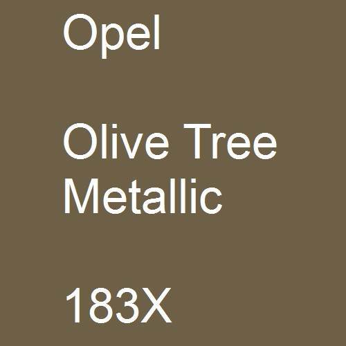 Opel, Olive Tree Metallic, 183X.